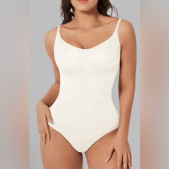 Hey Shape Other - White Shapewear Bodysuit with Brief Cut Bottom Size M & L by Hey Shape NWT